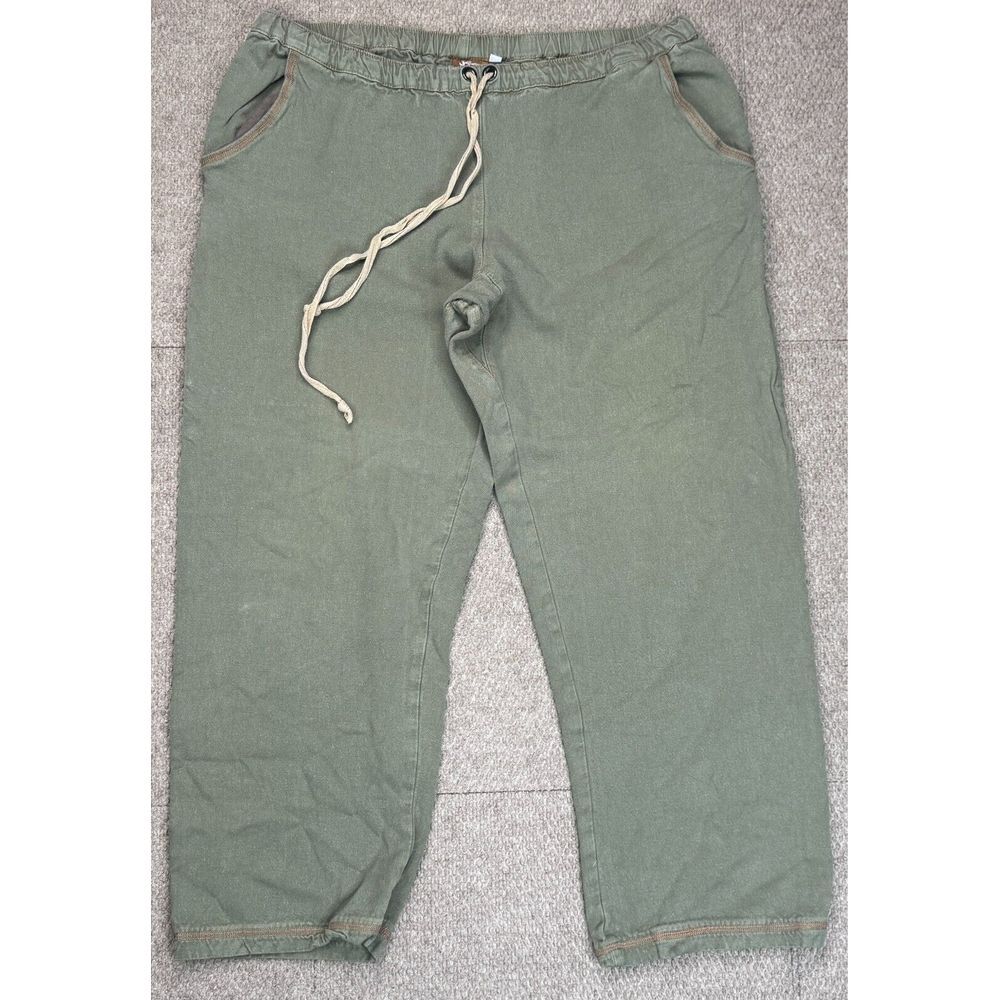 Circle Creations Men's Evergreen Drawstring‎ Green Pants Size XL (36x28)